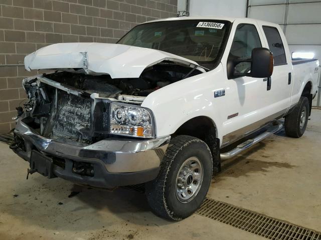 1FTSW31P94EC28415 - 2004 FORD F350 SRW S WHITE photo 2