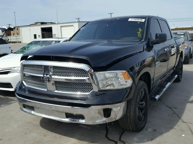 1C6RR6LT9DS638738 - 2013 RAM 1500 SLT BLACK photo 2