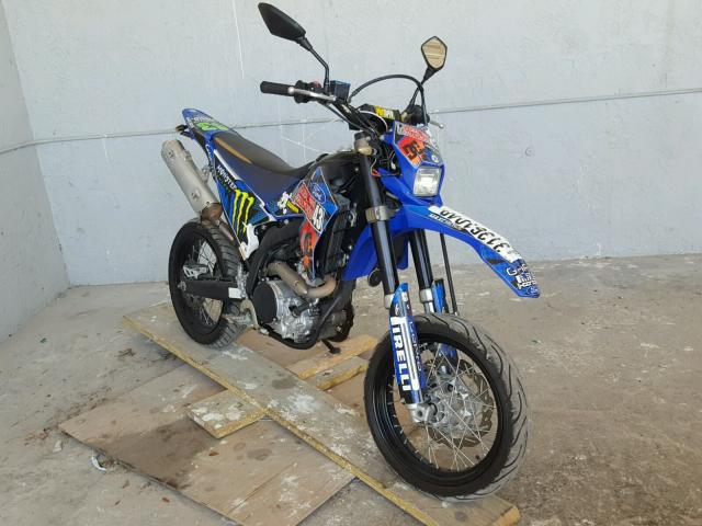 JYADG22E98A000257 - 2008 YAMAHA WR250 X BLUE photo 1