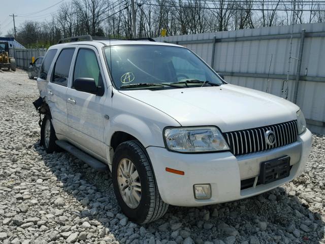 4M2CU87147KJ10640 - 2007 MERCURY MARINER PR WHITE photo 1