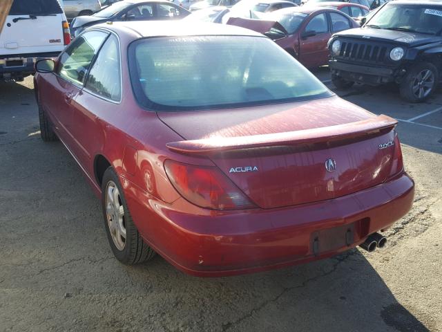 19UYA225XWL003551 - 1998 ACURA 3.0CL RED photo 3