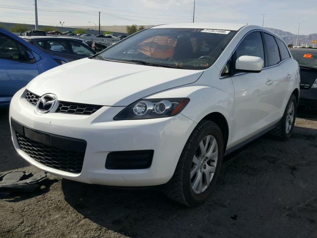 JM3ER29L180180290 - 2008 MAZDA CX-7 WHITE photo 2