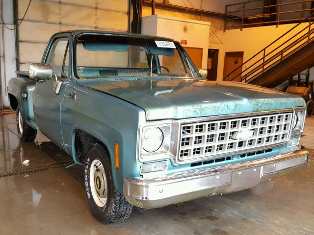CCD148A166162 - 1978 CHEVROLET C10 TEAL photo 1