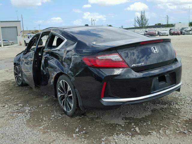 1HGCT1B72GA005629 - 2016 HONDA ACCORD EX BLACK photo 3