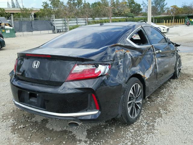 1HGCT1B72GA005629 - 2016 HONDA ACCORD EX BLACK photo 4