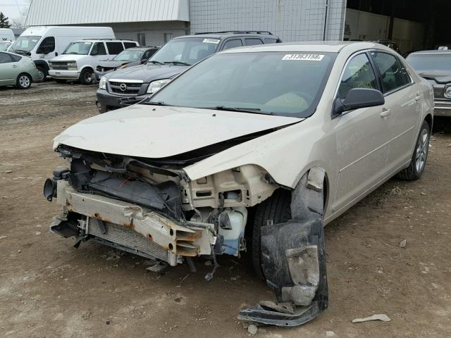 1G1ZB5EB1AF101967 - 2010 CHEVROLET MALIBU LS GOLD photo 2