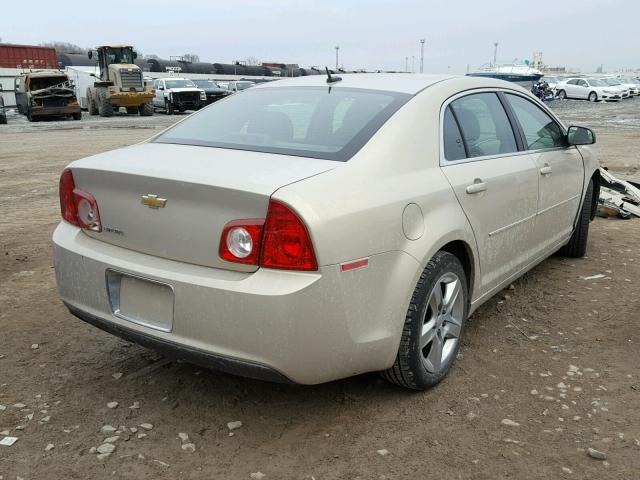 1G1ZB5EB1AF101967 - 2010 CHEVROLET MALIBU LS GOLD photo 4