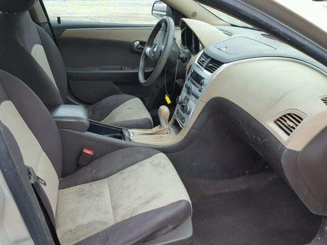 1G1ZB5EB1AF101967 - 2010 CHEVROLET MALIBU LS GOLD photo 5