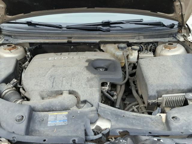 1G1ZB5EB1AF101967 - 2010 CHEVROLET MALIBU LS GOLD photo 7