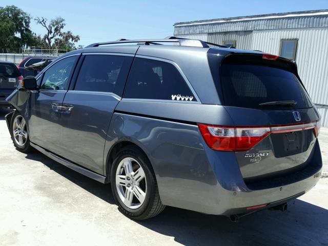 5FNRL5H93BB043346 - 2011 HONDA ODYSSEY TO GRAY photo 3