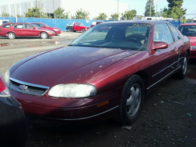 2G1WW12M5V9149654 - 1997 CHEVROLET MONTE CARL 勃艮第红 照片 2