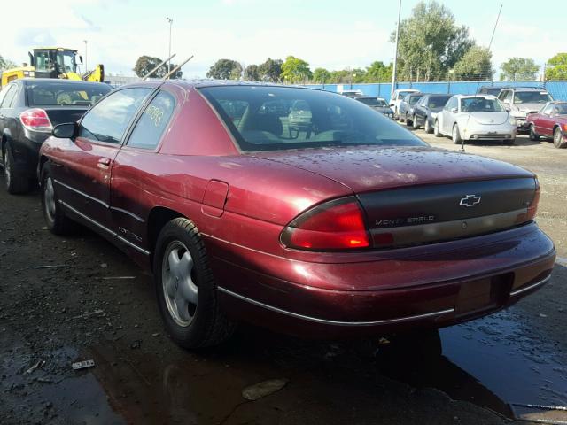 2G1WW12M5V9149654 - 1997 CHEVROLET MONTE CARL 勃艮第红 照片 3