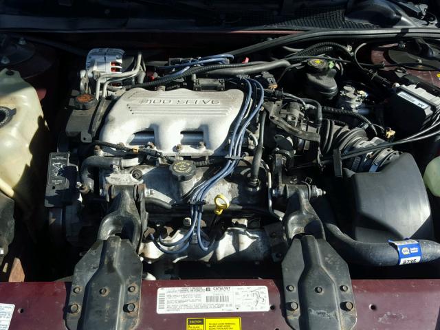 2G1WW12M5V9149654 - 1997 CHEVROLET MONTE CARL 勃艮第红 照片 7