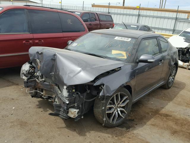 JTKJF5C78E3076153 - 2014 TOYOTA SCION TC 银色 照片 2