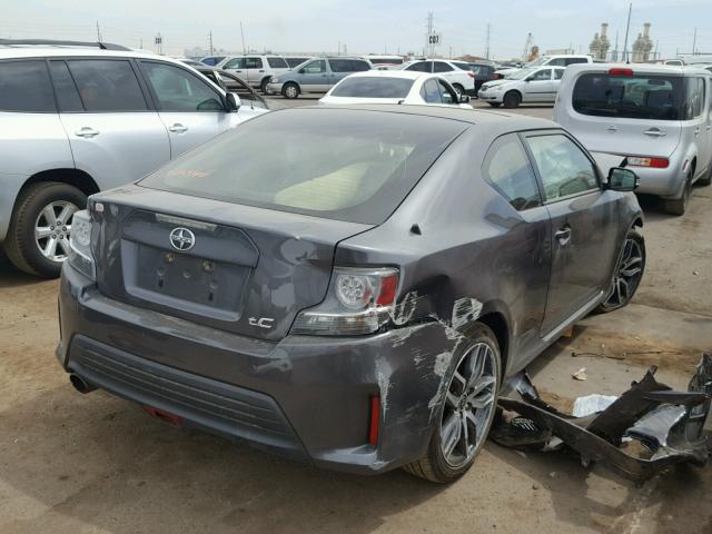 JTKJF5C78E3076153 - 2014 TOYOTA SCION TC 银色 照片 4