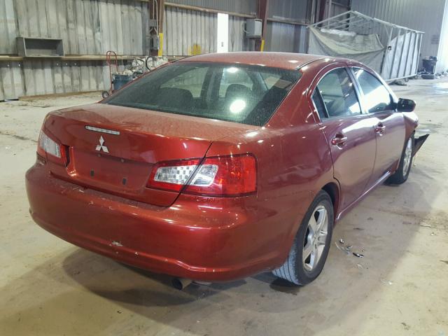 4A32B2FF5CE012224 - 2012 MITSUBISHI GALANT FE RED photo 4