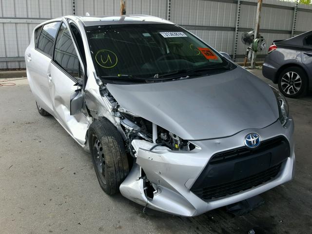 JTDKDTB31F1577788 - 2015 TOYOTA PRIUS C SILVER photo 1