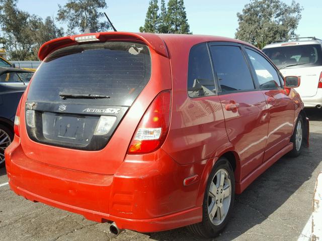 JS2RC41H925102371 - 2002 SUZUKI AERIO SX RED photo 4