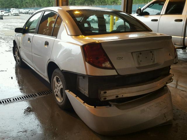 1G8AF52F45Z109348 - 2005 SATURN ION LEVEL SILVER photo 3