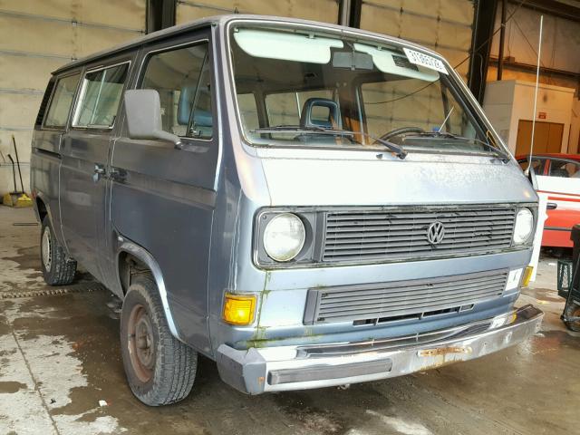 WV2YB0258FH058472 - 1985 VOLKSWAGEN VANAGON BU BLUE photo 1