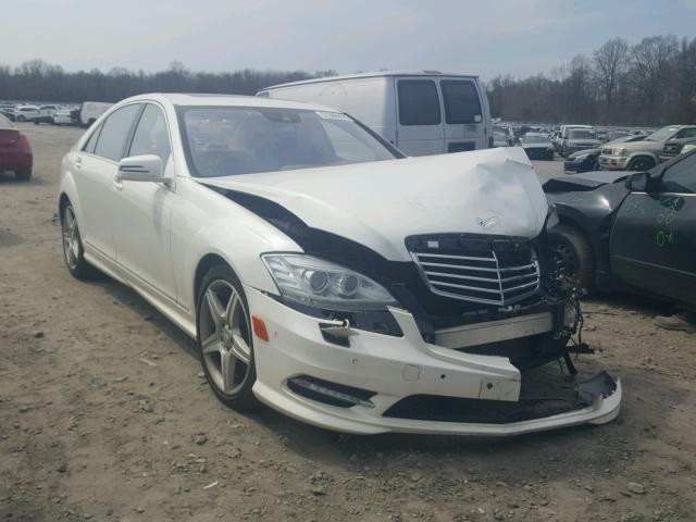 WDDNG8GB8AA327562 - 2010 MERCEDES-BENZ S 550 4MAT WHITE photo 1