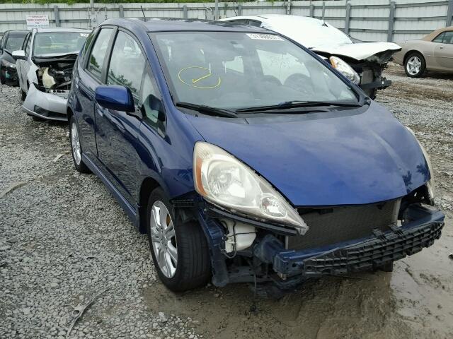 JHMGE8H5XBC002689 - 2011 HONDA FIT SPORT BLUE photo 1