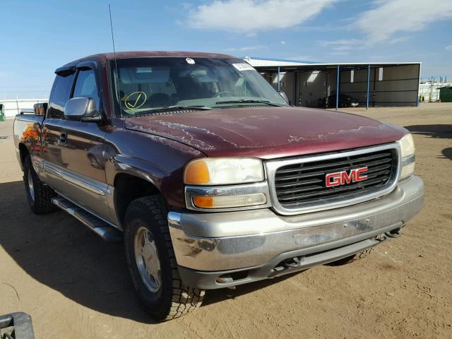 2GTEK19T1Y1204406 - 2000 GMC NEW SIERRA BURGUNDY photo 1