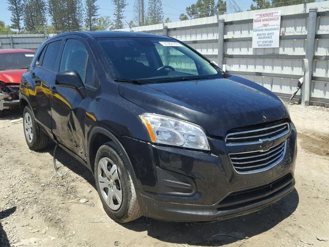 KL7CJKSB2GB666437 - 2016 CHEVROLET TRAX LS BLACK photo 1