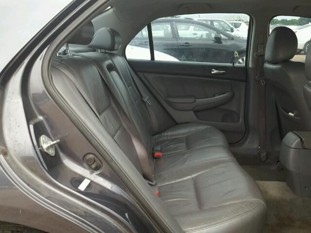 1HGCM66597A006540 - 2007 HONDA ACCORD EX GRAY photo 6