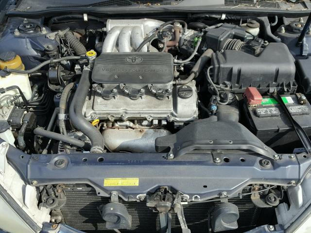 4T1BF32KX2U527302 - 2002 TOYOTA CAMRY LE BLUE photo 7