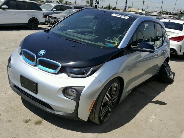 WBY1Z2C59FV286941 - 2015 BMW I3 BEV SILVER photo 2