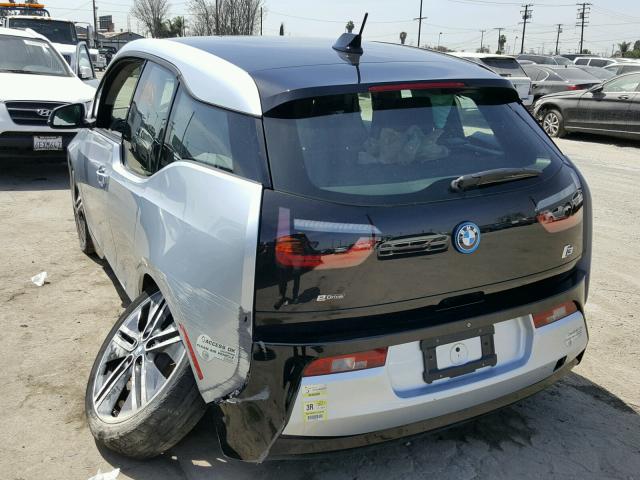 WBY1Z2C59FV286941 - 2015 BMW I3 BEV SILVER photo 3