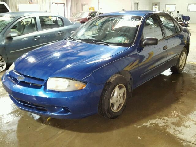 1G1JC52F457204950 - 2005 CHEVROLET CAVALIER BLUE photo 2