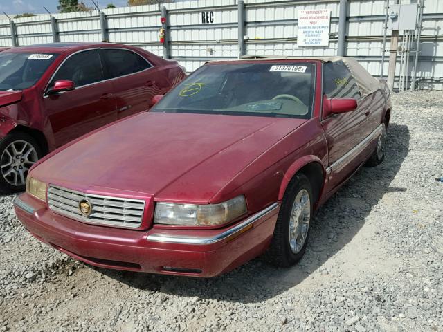 1G6EL12YXYU150971 - 2000 CADILLAC ELDORADO E RED photo 2