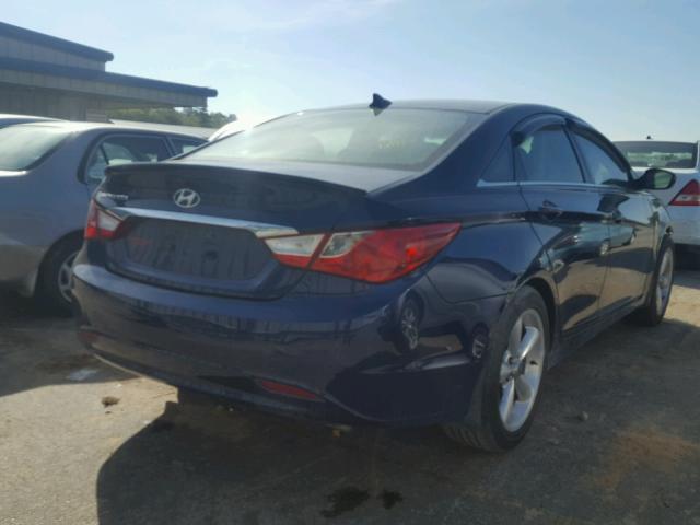 5NPEB4AC4CH404443 - 2012 HYUNDAI SONATA GLS BLUE photo 4