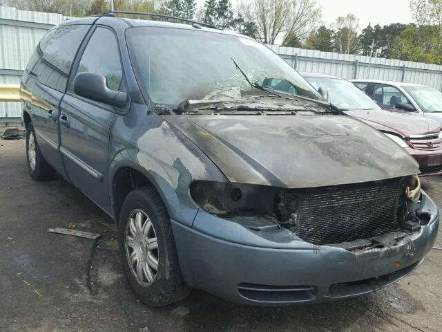 2A8GP54L76R670504 - 2006 CHRYSLER TOWN & COU GREEN photo 1