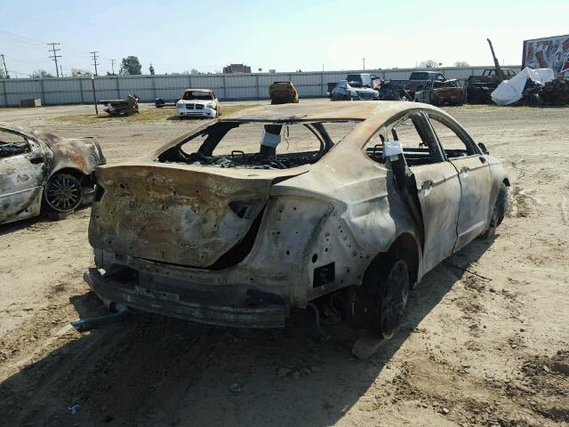 3FA6P0HR7DR185975 - 2013 FORD FUSION SE BURN photo 4