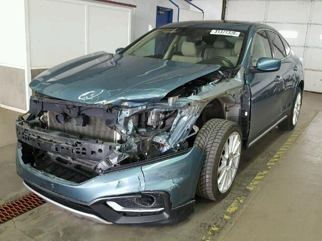 5J6TF2H59FL003021 - 2015 HONDA CROSSTOUR BLUE photo 2