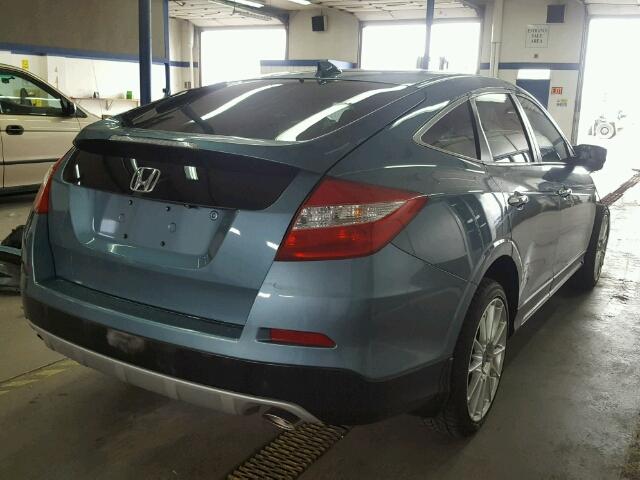 5J6TF2H59FL003021 - 2015 HONDA CROSSTOUR BLUE photo 4