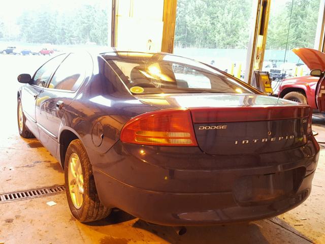 2B3HD46R23H535384 - 2003 DODGE INTREPID S Mavi foto 3