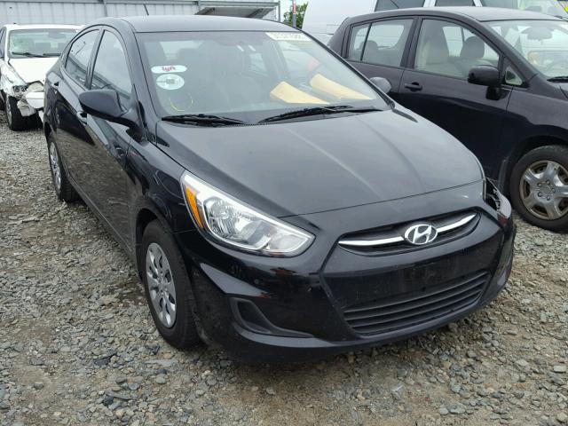 KMHCT4AE1GU053911 - 2016 HYUNDAI ACCENT SE BLACK photo 1