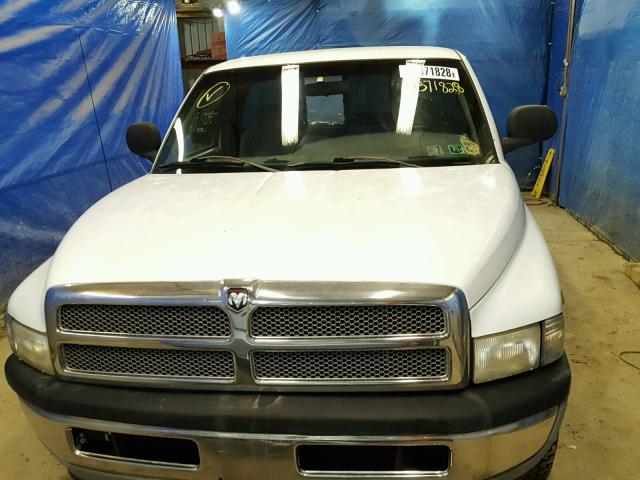 1B7HC16X9YS536126 - 2000 DODGE RAM 1500 WHITE photo 9