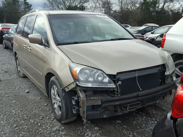 5FNRL38766B422222 - 2006 HONDA ODYSSEY EX TAN photo 1