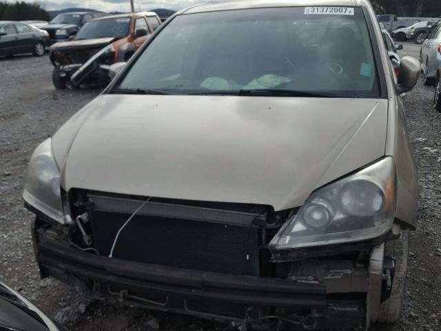 5FNRL38766B422222 - 2006 HONDA ODYSSEY EX TAN photo 7