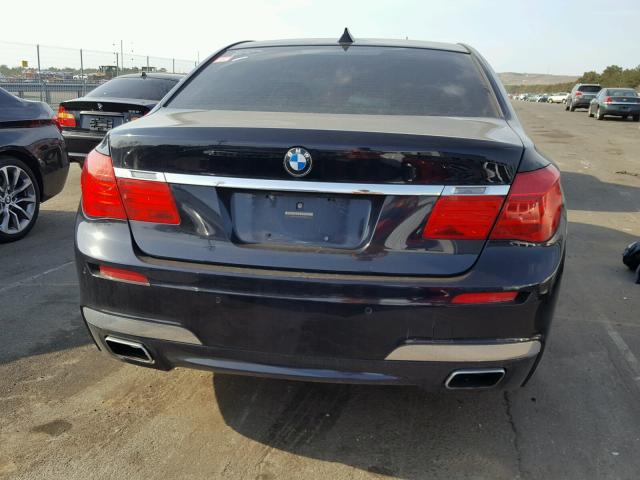 WBAKA8C51ACY35565 - 2010 BMW 750 I BLACK photo 10