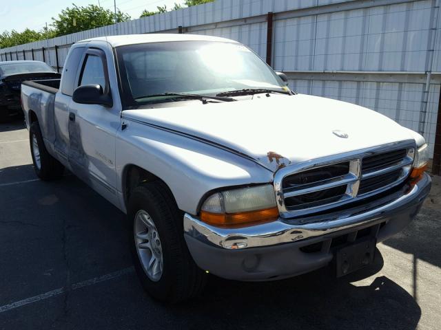 1B7GL22X11S275250 - 2001 DODGE DAKOTA SILVER photo 1