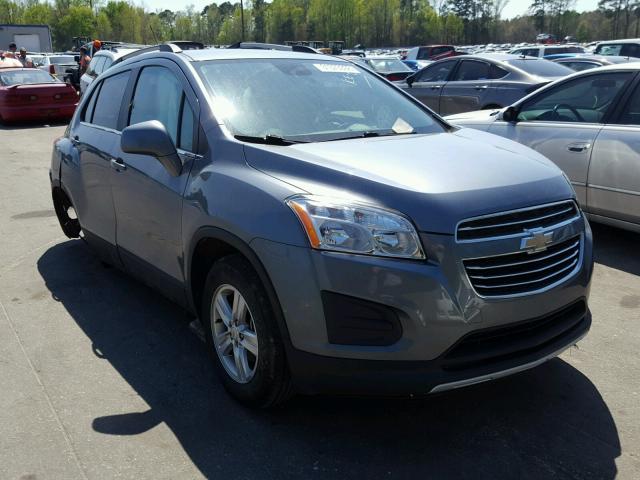 KL7CJLSB2FB138515 - 2015 CHEVROLET TRAX 1LT CHARCOAL photo 1