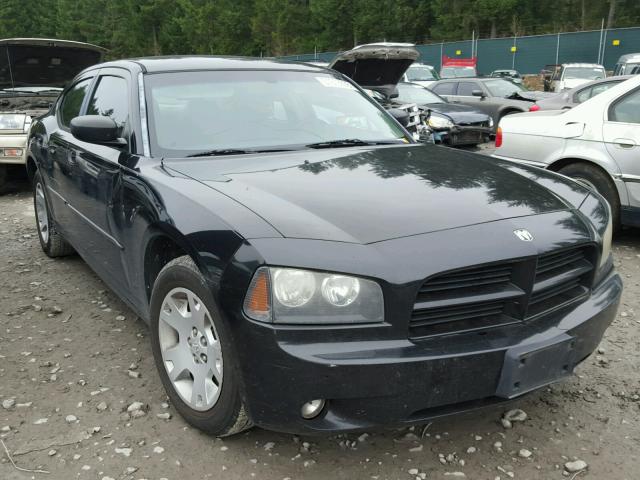 2B3KA43R07H735320 - 2007 DODGE CHARGER SE BLACK photo 1