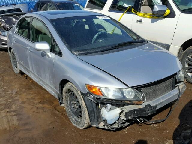 2HGFA16857H018026 - 2007 HONDA CIVIC EX SILVER photo 1