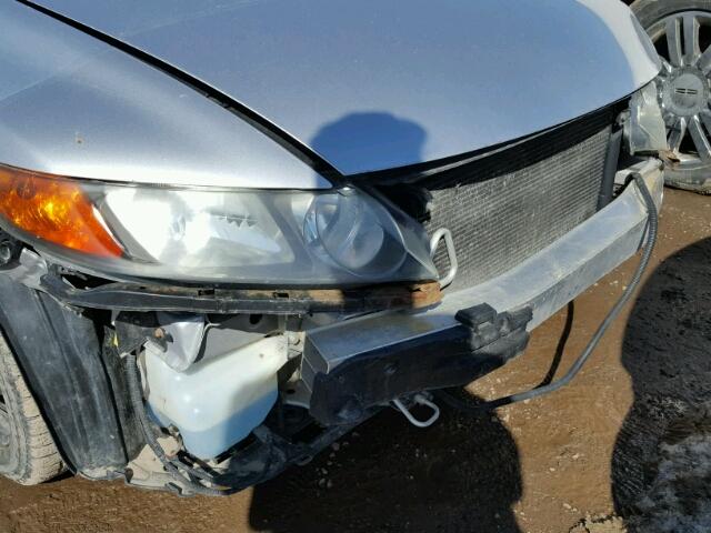 2HGFA16857H018026 - 2007 HONDA CIVIC EX SILVER photo 9